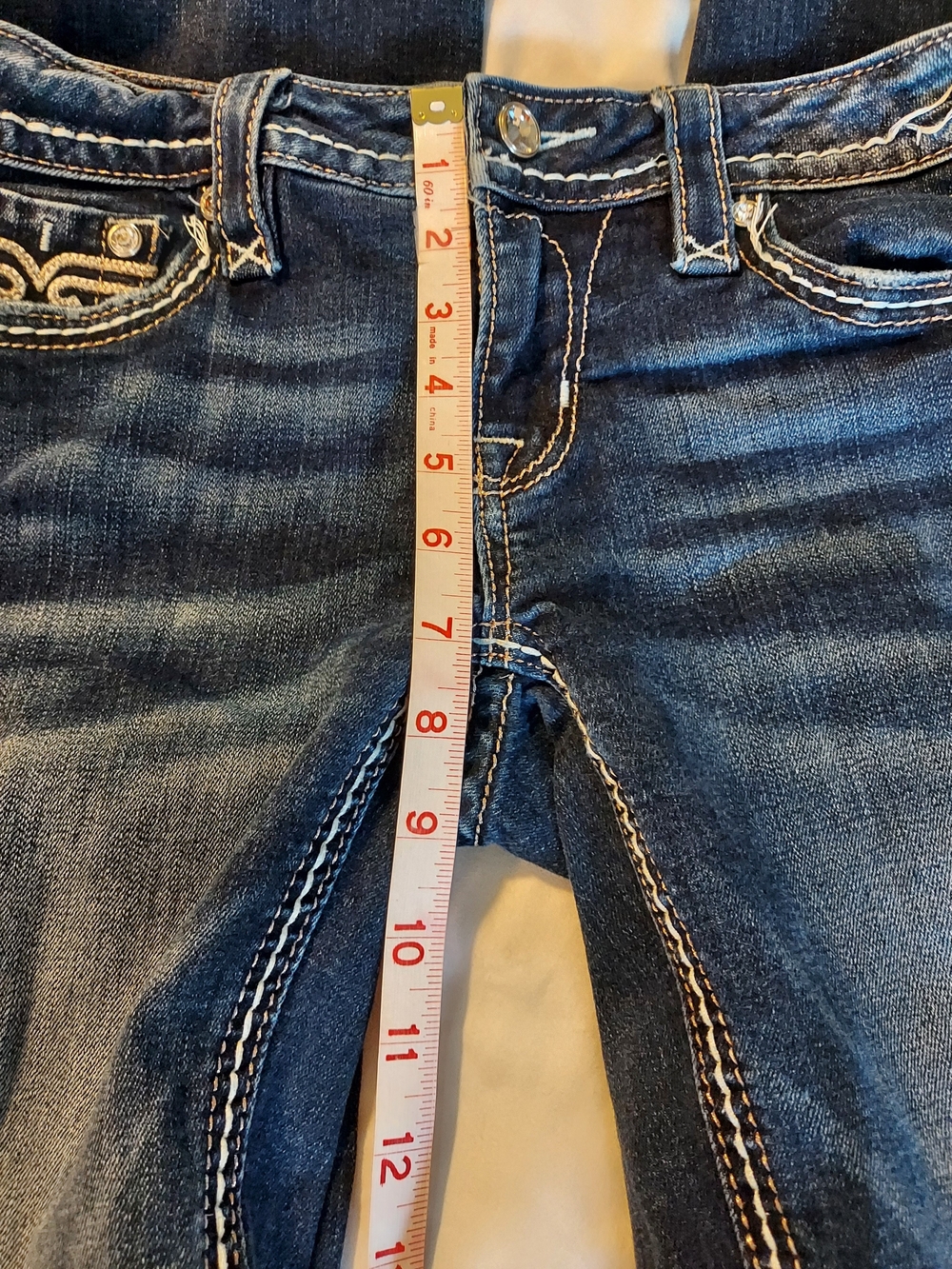 Rock Revival Kai Bootcut Stretch Jeans E8322B60L Size 27 - Picture 8 of 12